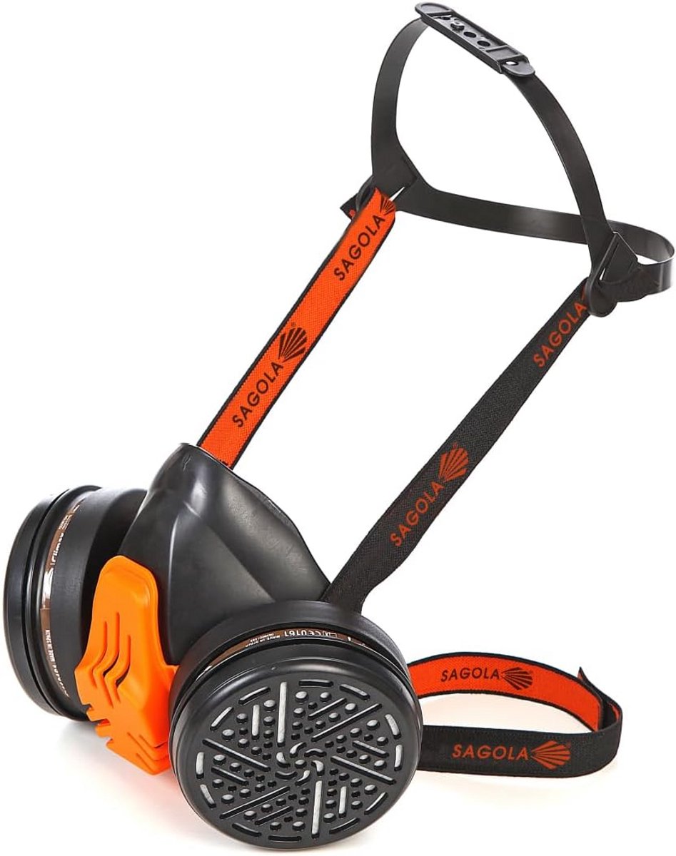 Professioneel Stof- en Dampmasker met 2 Kleurfilters