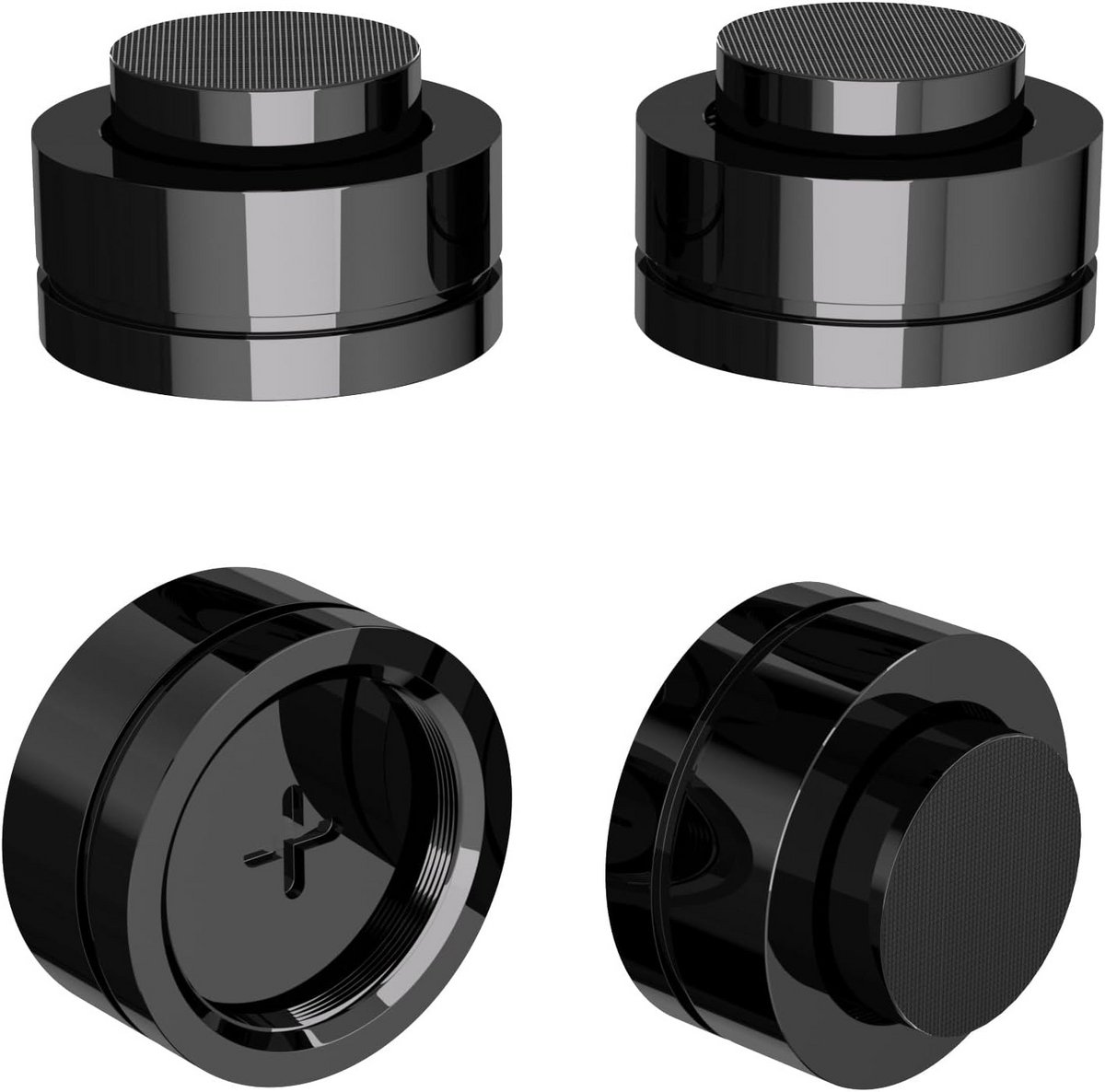 4x HIFI Luidsprekerstandaard Aluminium Voeten - Schokdempers voor Versterker, Platenspeler en Subwoofer