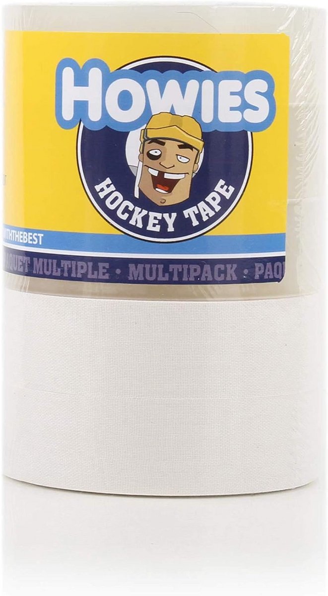 Hockeytape Set 5-Pack (Wit en Transparant) Voor IJshockeysticks