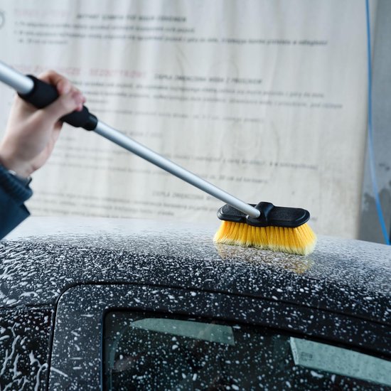 Uitschuifbare Wasborstel Telescoop 80-130 cm voor Auto, Caravan en Boot — afbeelding 3