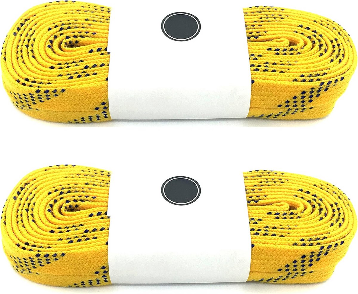 2 Paar Gewaxte Skate- en IJshockey Veters - Diverse Kleuren en Maten
