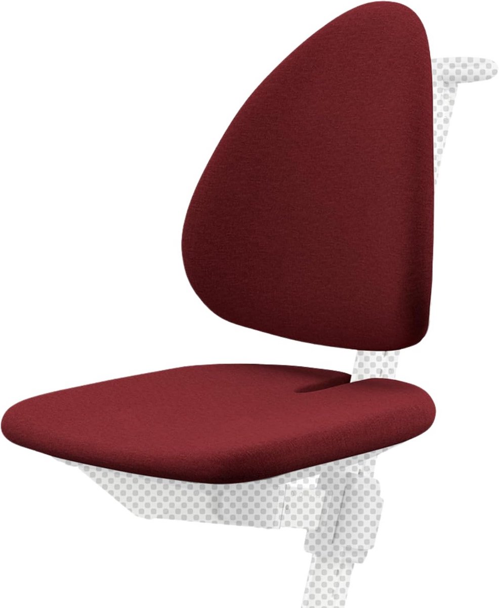 Vervangbare Bekleding voor Kinderdraaistoel, Polyester, Trendy Rood