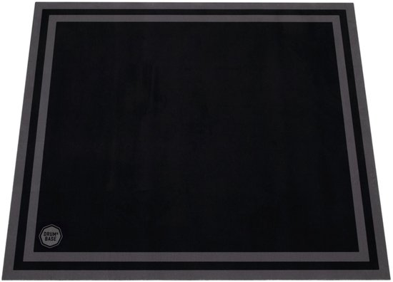 DRUMnBASE Sound Stage Black anti-vibratie drummat 150 x 130 cm