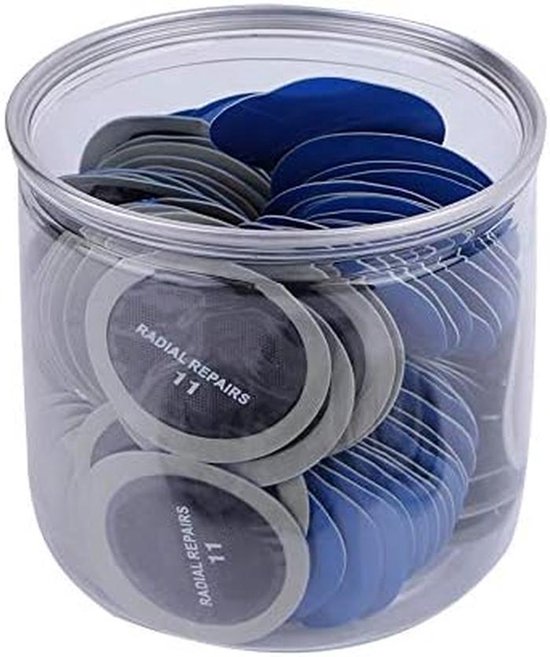 120x Ronde Banden Reparatie Patches 43mm Elastisch Rubber Zonder Vulkaniseren — afbeelding 2