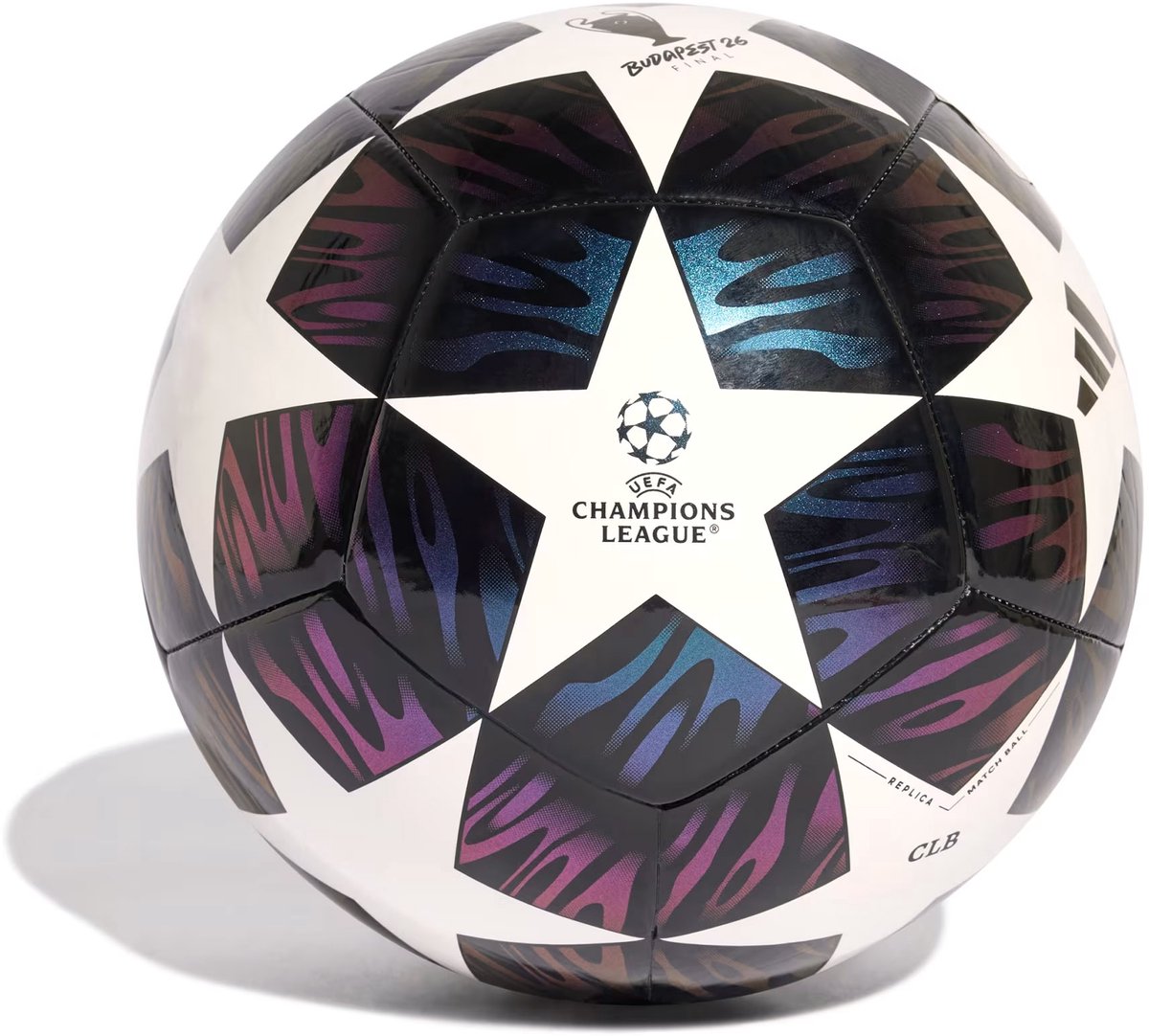 Adidas bal Champions League ZE zwart - Maat 4