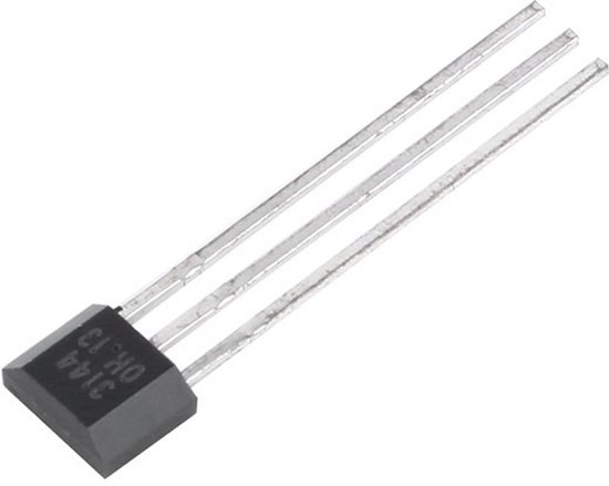 Produktbild von 10 Stück Hall-Effekt-Sensor A3144E 3144 OH3144E – SIP-3, 4–24 V DC, Für Schaltungen