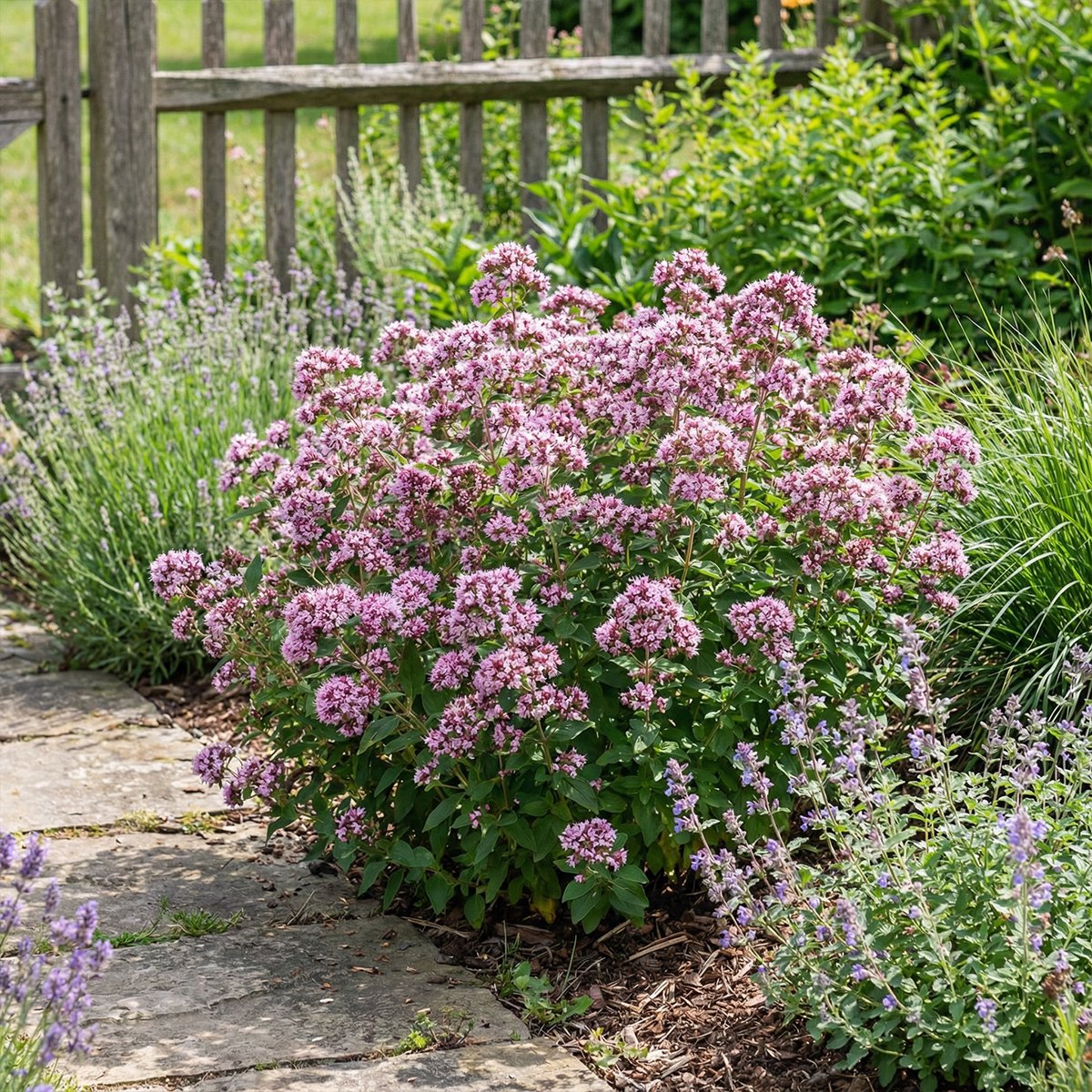 Bloomique - Set van 6 - Origanum vulgare - Oregano - Wilde Marjolein - Wintergroen - Winterhard - Balkonplanten - 10-20cm Hoog - Pot 9cm