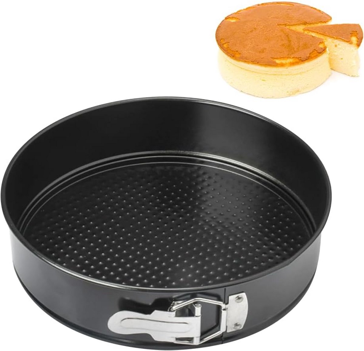 Ronde Springvorm met Antiaanbaklaag - Professionele Taartvorm 26 cm