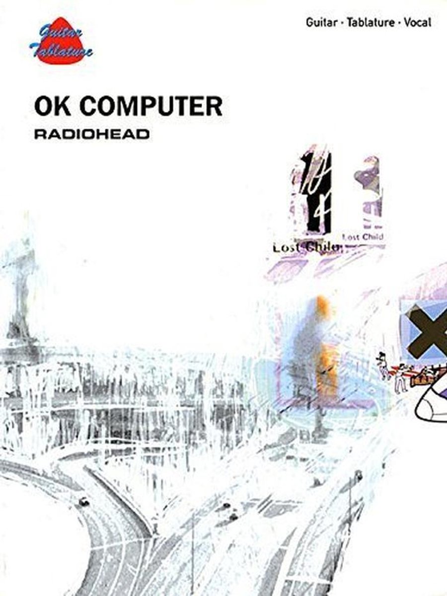 Gitaar Tabs en Notenboek: Ok Computer Album - Gitaar, Zang en Tabulatuur