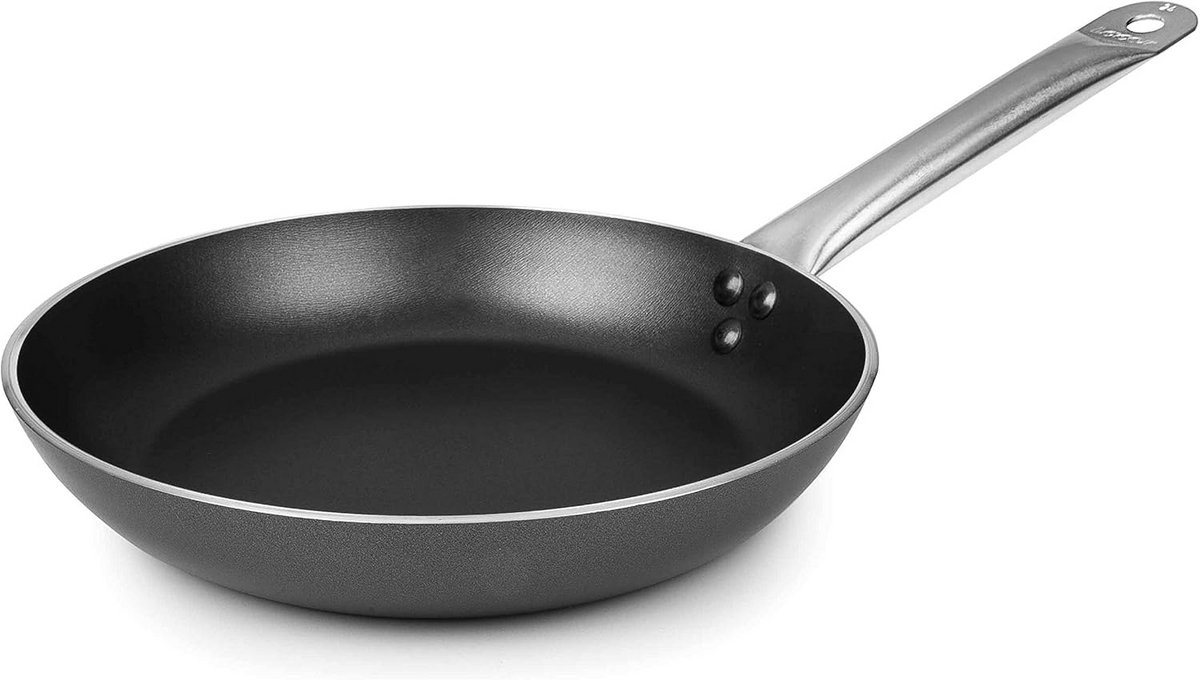 Robuuste aluminium braadpan, 16 cm diameter
