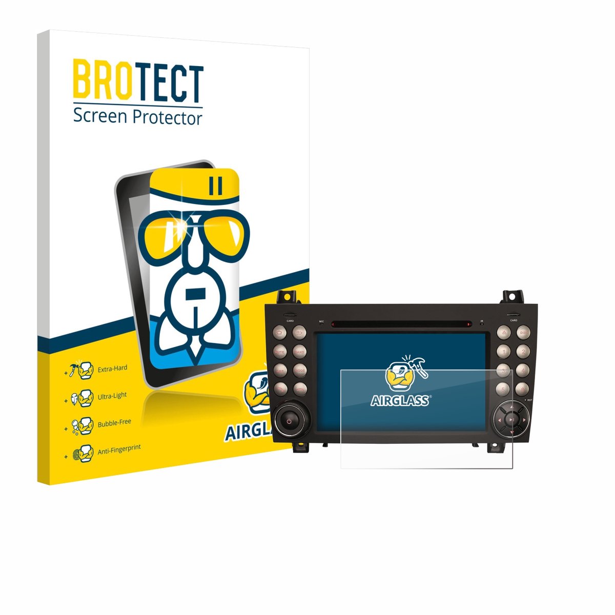 Screenprotector voor Erisin ES8940S 7" Beschermglas transparant