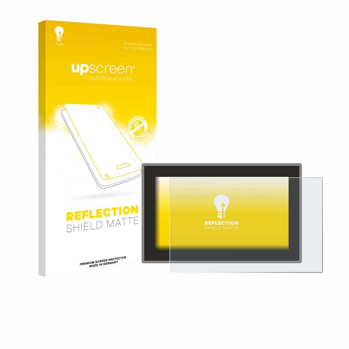 upscreen - Screenprotector voor Voltcraft VC191 - Folie Beschermfolie anti glare matte