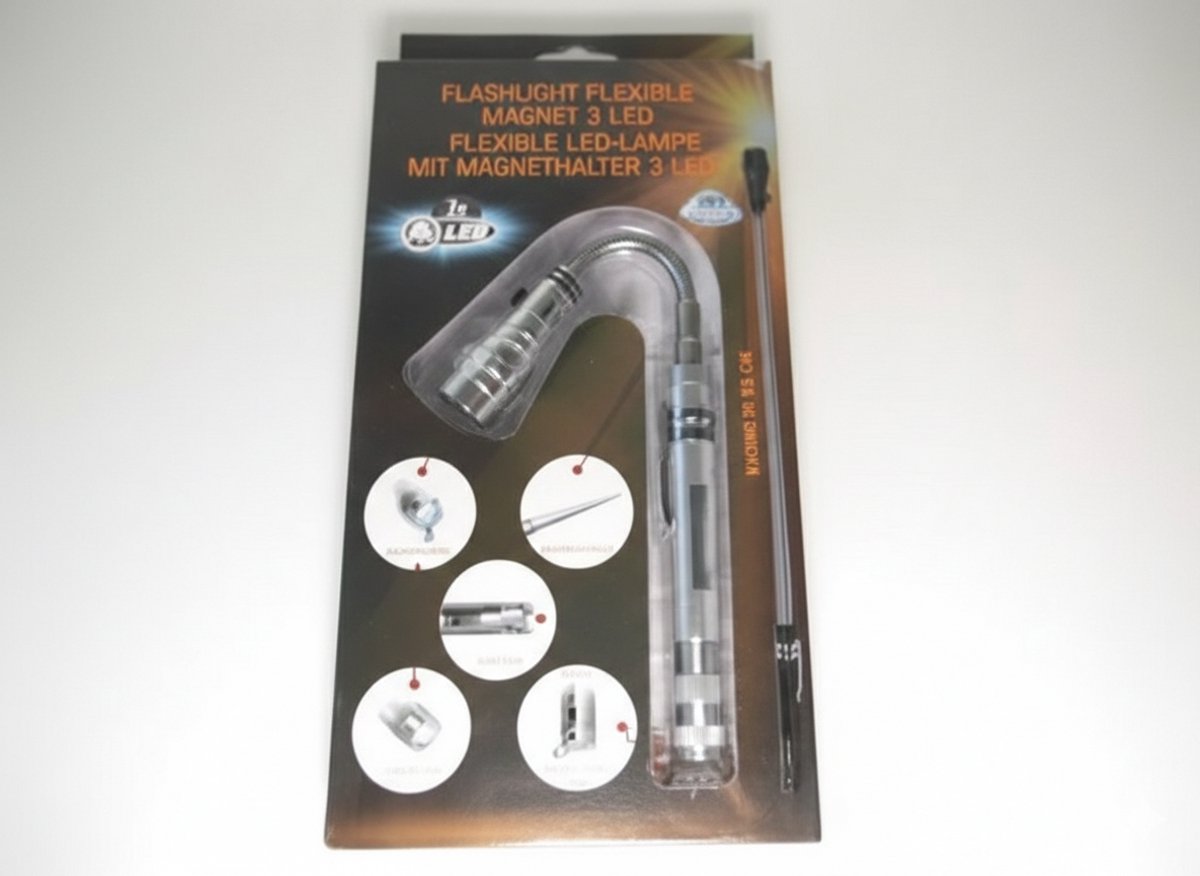 Flexibele ledlamp met magneet