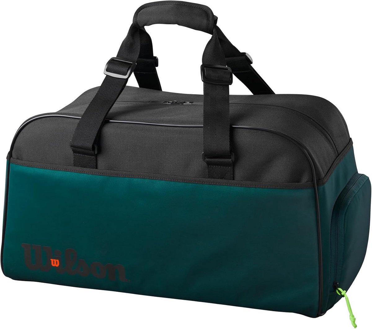 Grote Tennistas Duffel Bag voor Rackets en Uitrusting - Groen/Zwart