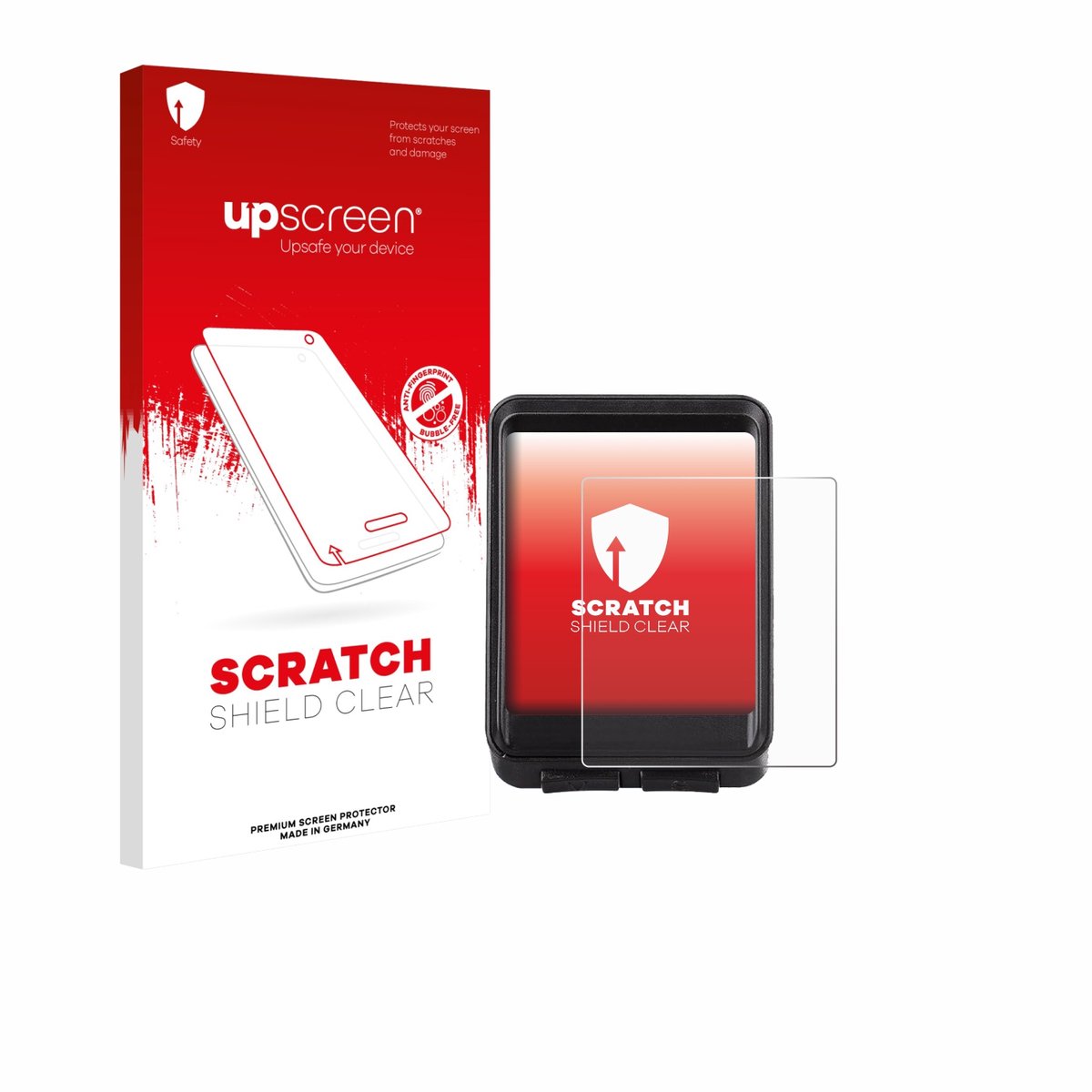 upscreen - Screenprotector voor BOOTEEK Bike Computer - Folie Beschermfolie transparant