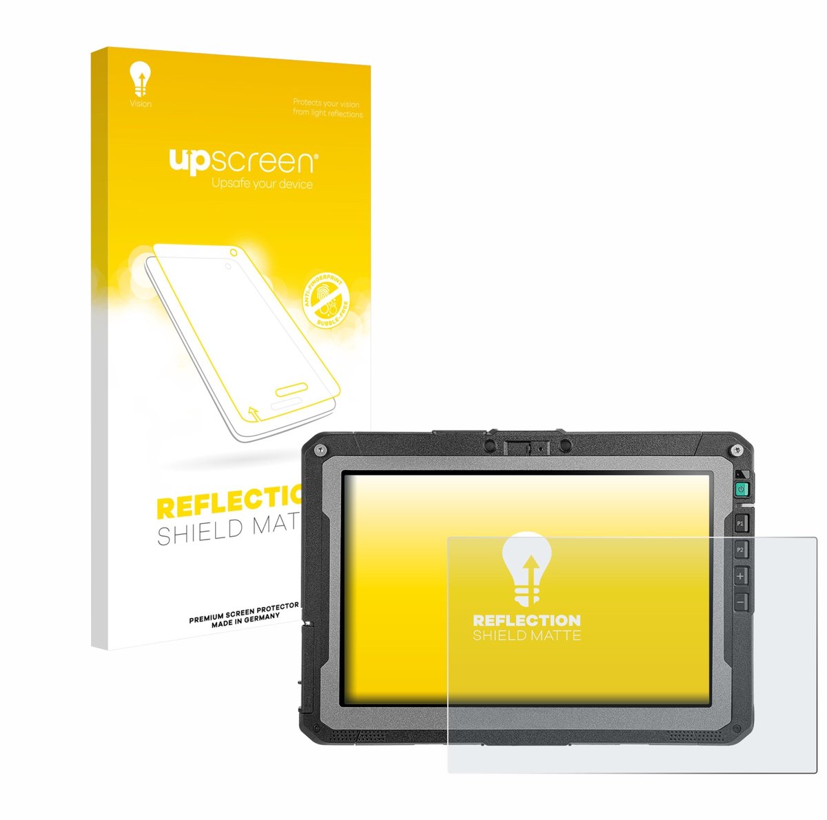 upscreen - Screenprotector voor Getac ZX10 G2 - Folie Beschermfolie anti glare matte