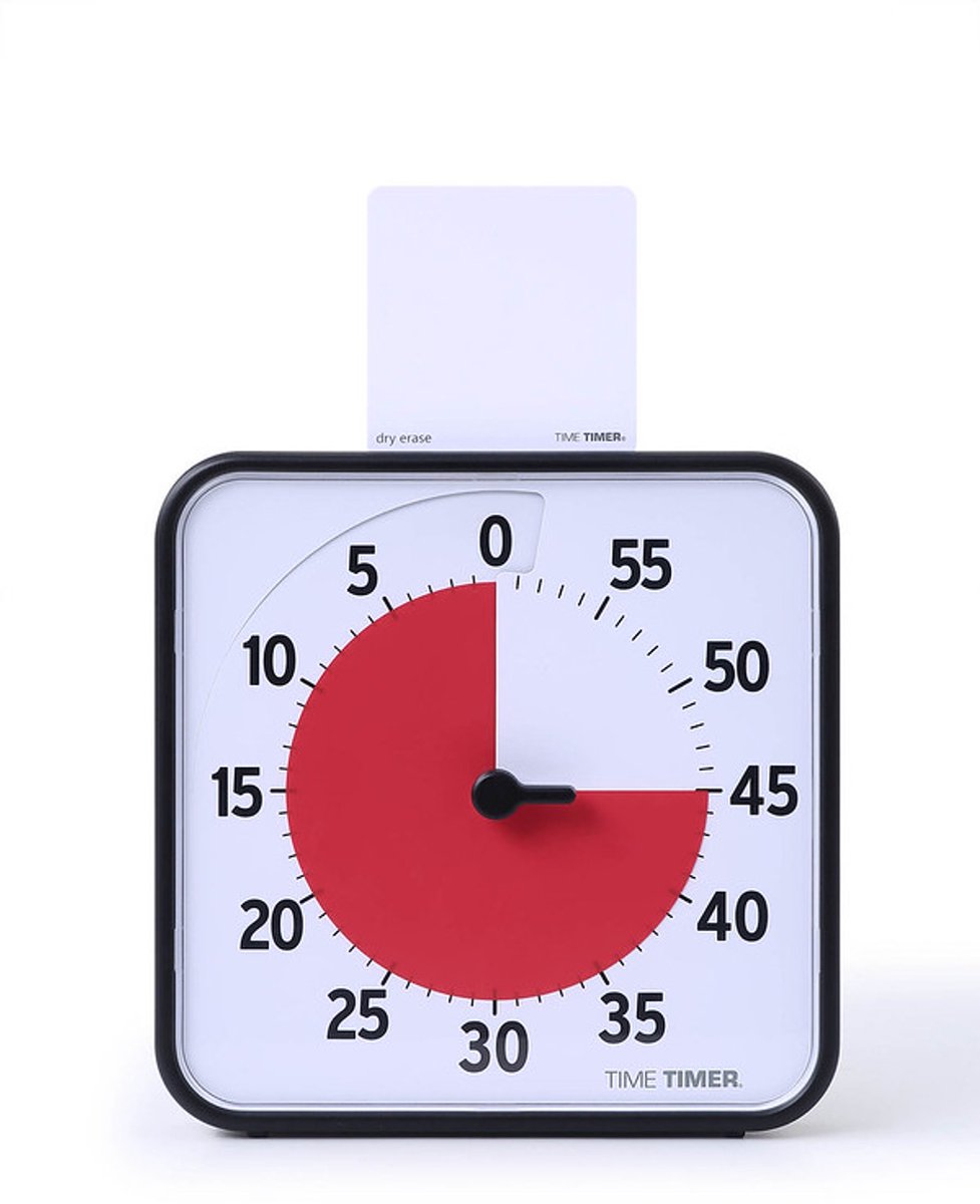 Time Timer® Medium - ZWART - 2Pack - duo set Time Timer — afbeelding 2