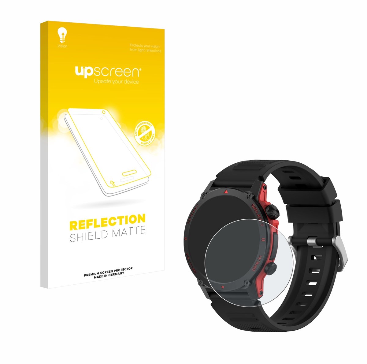 upscreen - Screenprotector voor Popglory S136 - Folie Beschermfolie anti glare matte