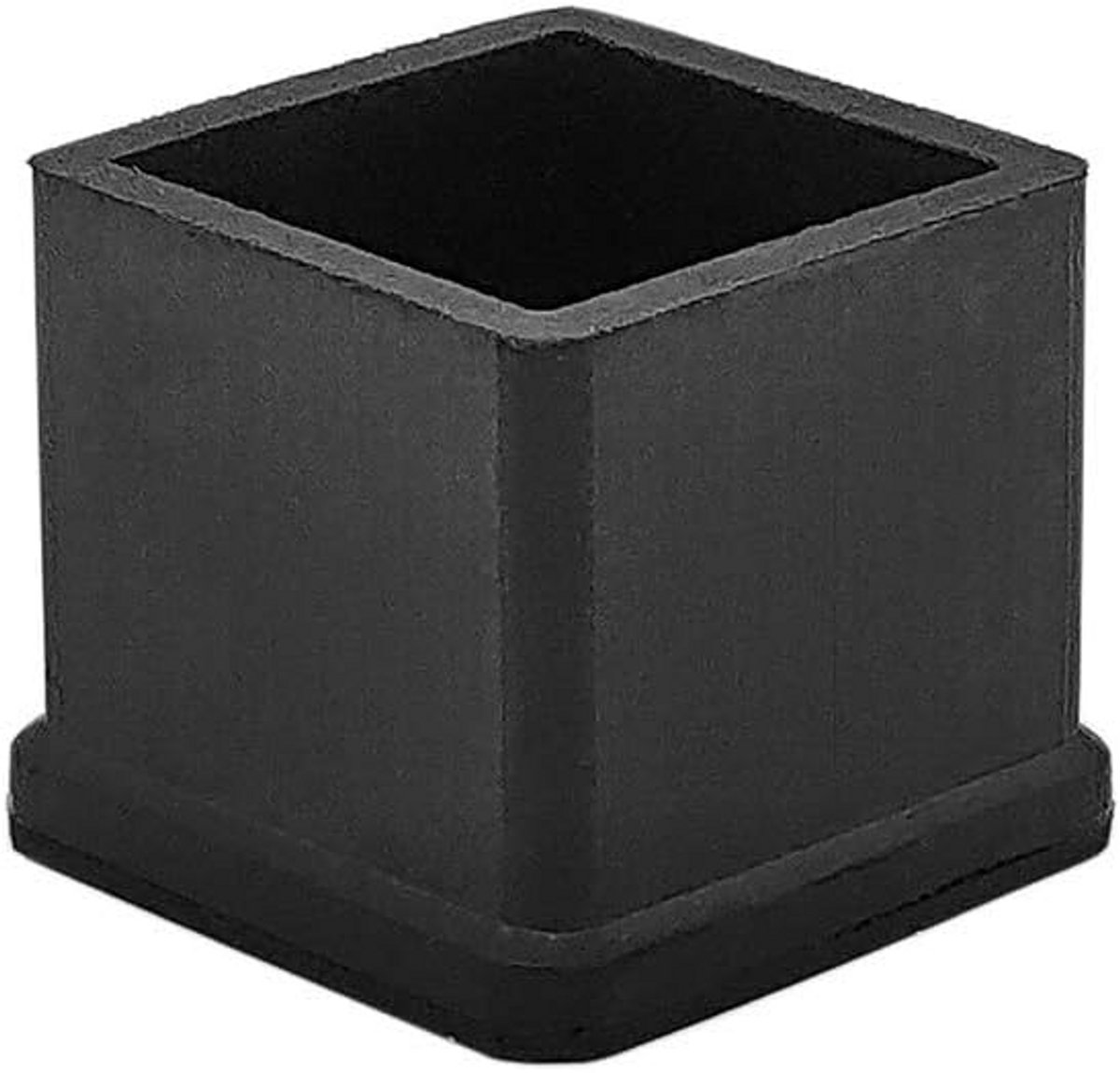 8x Vierkante Stoelpoot Doppenset Rubber - Beschermers voor Meubels en Vloeren - 20x20mm