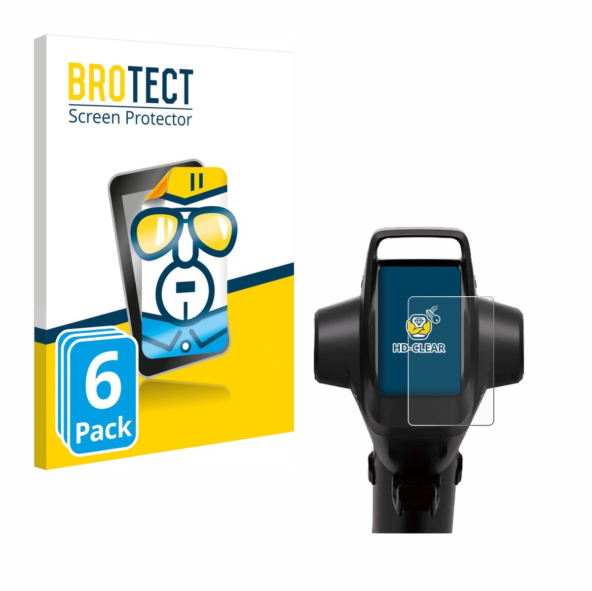 BROTECT - Screenprotector voor Segway GT3 Pro - Folie Beschermfolie transparant 6 Stuks