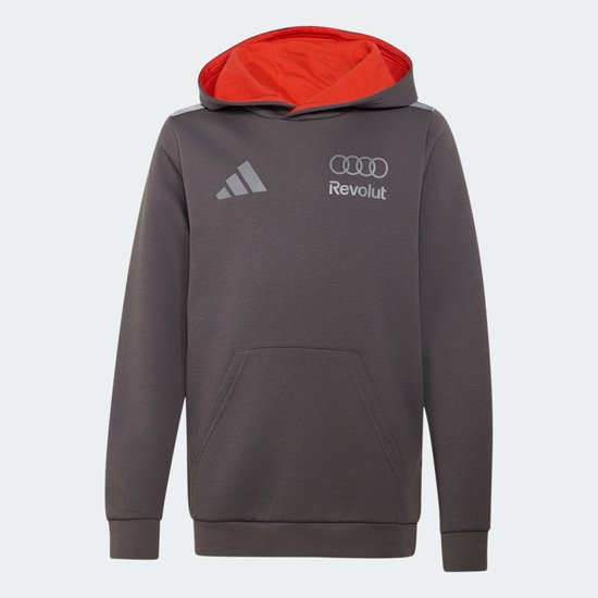 Adidas Performance Audi Revolut F1 Team Coureurshoodie Jeugd - Kinderen - Grijs van Merkloos — afbeelding 3