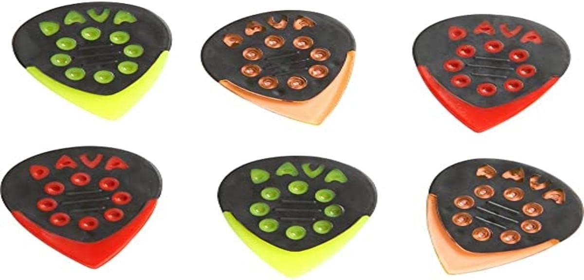 Plectrums Set met Scherpe Punt voor Nauwkeurige Gitaar Aanslag - 6 Stuks Combo Pack