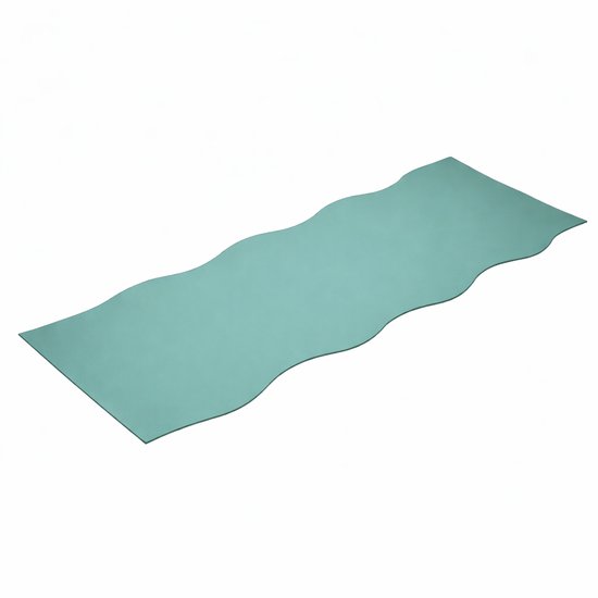 Yogamat 5mm Antislip – Fitness Mat & Pilates Mat – Eco Rubber – 181x68 cm – Matt Essentials – Groen