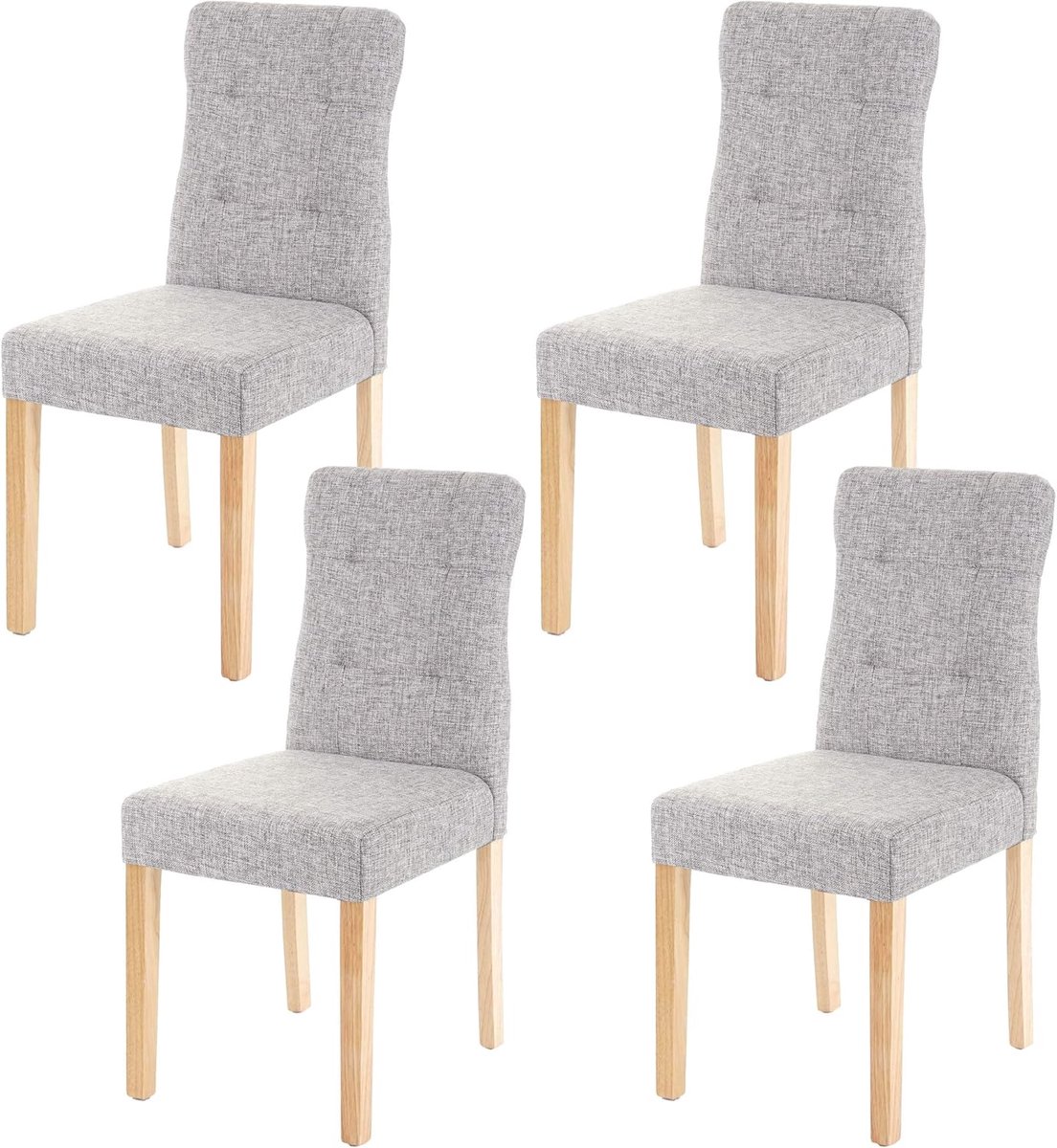 Eetkamerstoelen Set - Stoelen Set - Dagelijks Gebruik - FSC Gecertificeerd - 41x55x88 cm -