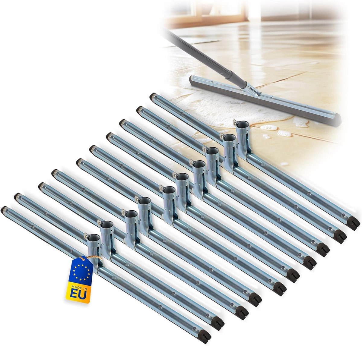 XXL Tegeltrekker 60 cm - Professionele Watertrekker voor Vloer, Douche, Glas en Terras