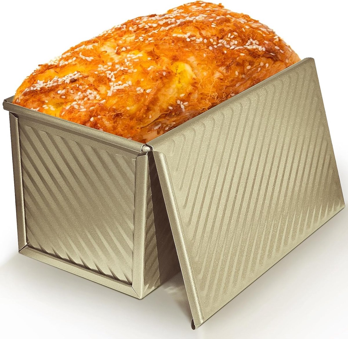 Broodvorm met Deksel voor Toastbrood - Antiaanbak en Koolstofstaal