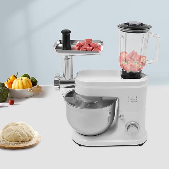 Multifunctionele Keukenmachine met Vleesmolen en 1.5L Sapcentrifuge - 700W van Domo — afbeelding 3