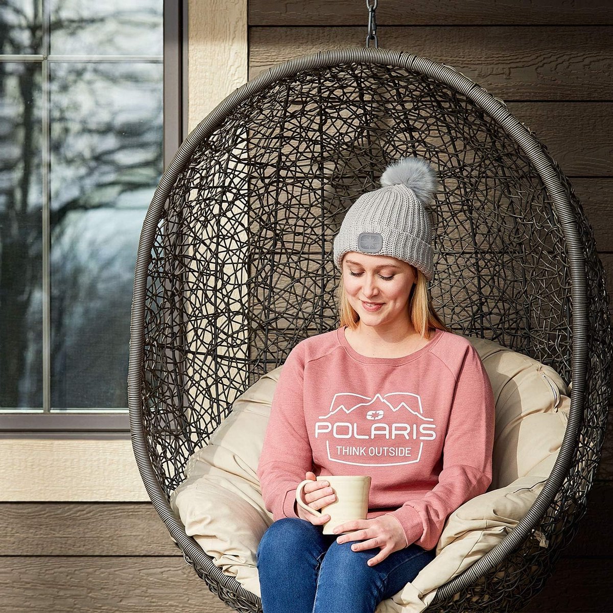 Dames Sweatshirt - Comfortabele Trui - Casual Buitenactiviteiten - Zachte Materiaalmix - Maat L - Stoffig Roos