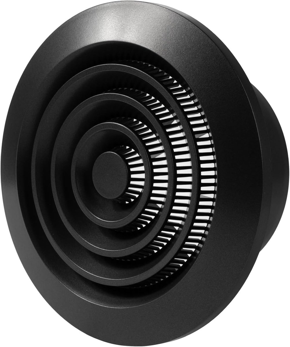 Rond Ventilatierooster 100mm Kunststof met Zeef voor Binnen en Buiten