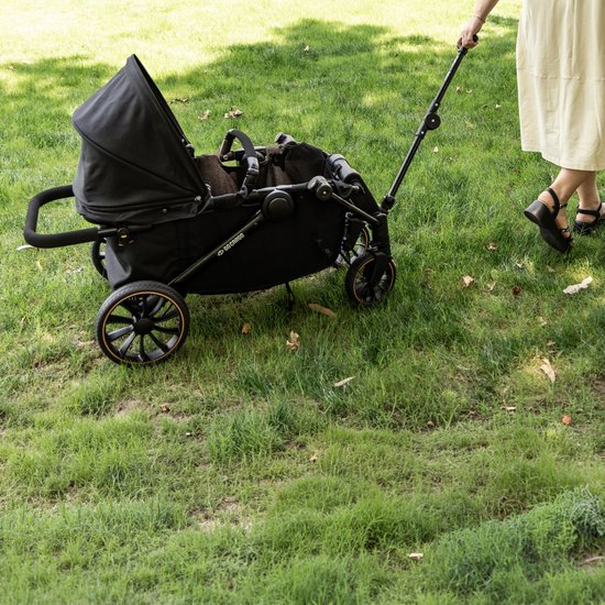 Qplay Go Cargo - Opvouwbare Kinderwagen & Bolderkar - Zwart van Merkloos — afbeelding 3