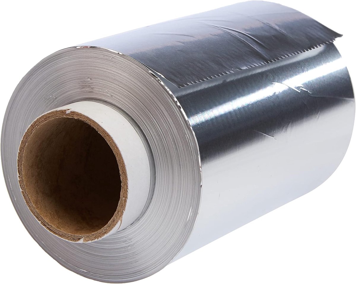 Professionele Aluminiumfolie voor Kappers - 12 cm Breed, 150 Meter