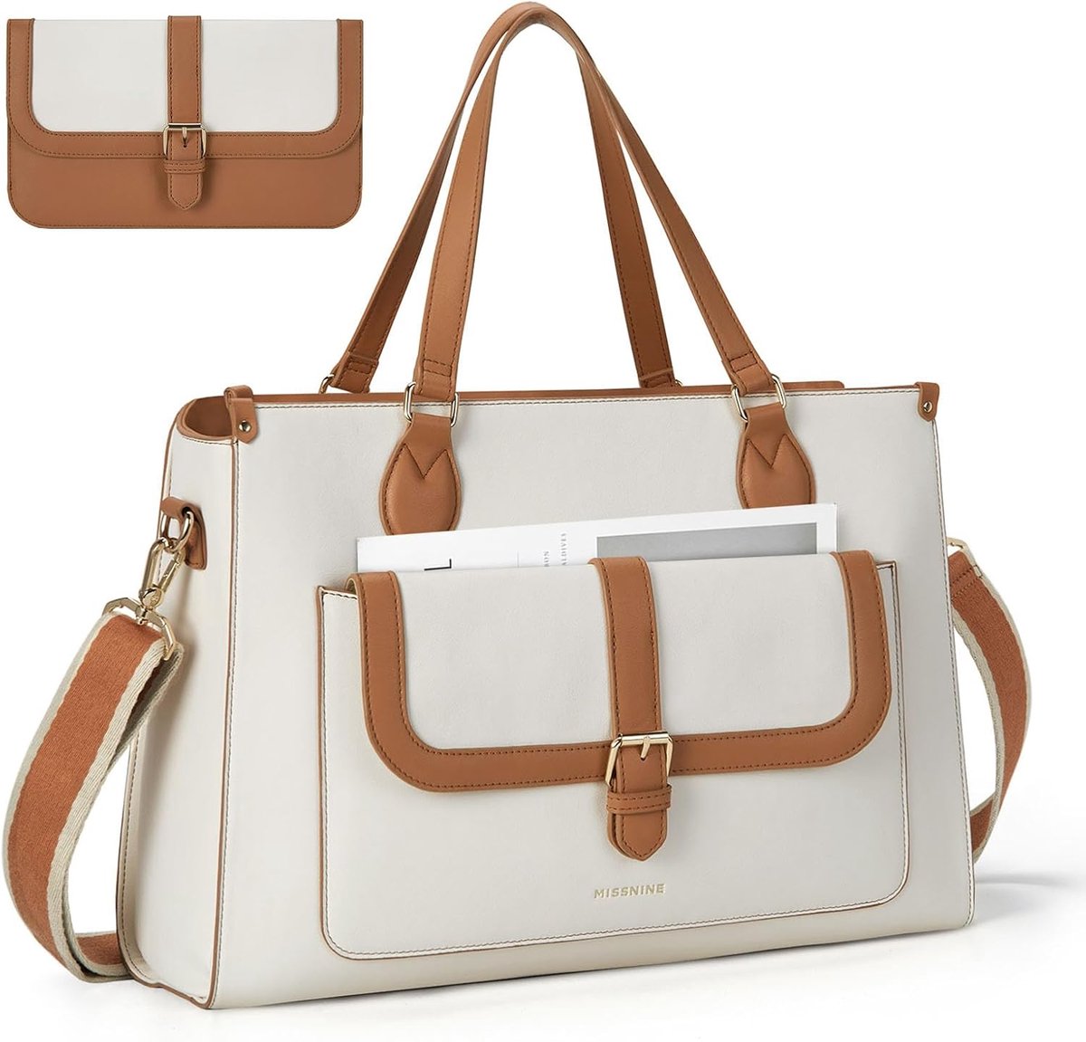 Stijlvolle Laptoptas 15,6 inch voor Dames - Werk, Kantoor & Reizen Schoudertas