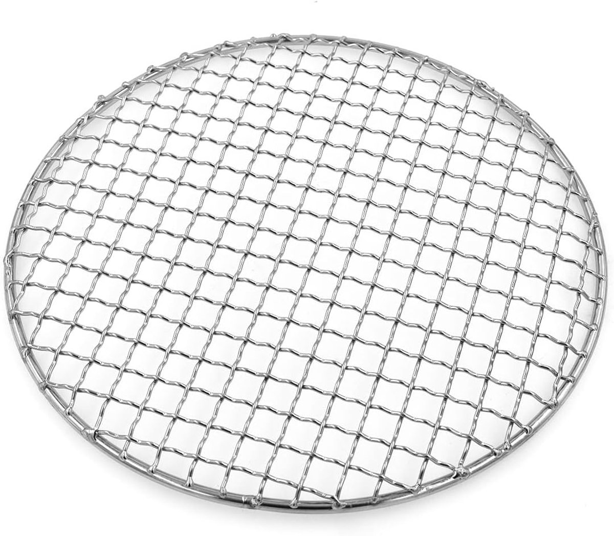 Rond RVS Barbecue Rooster en Grillnet voor Buiten Koken en Camping