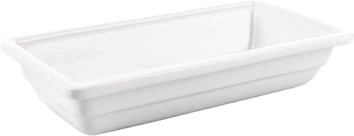 Gastronorm Schaal 1/3 Porselein Wit - 325x185x65mm - Serveerbak voor Horeca