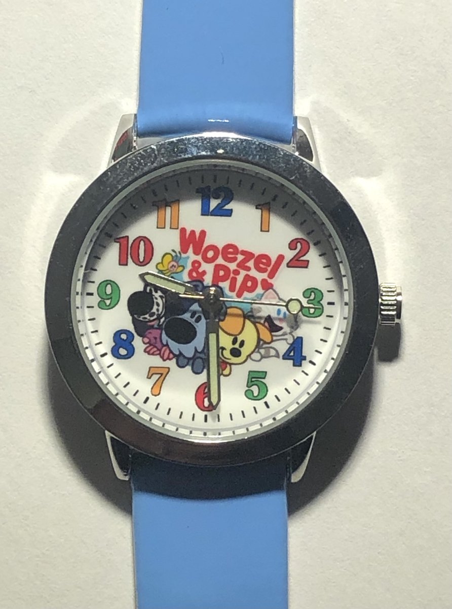 12Getit kinderhorloge Woezel en Pip blauw bandje