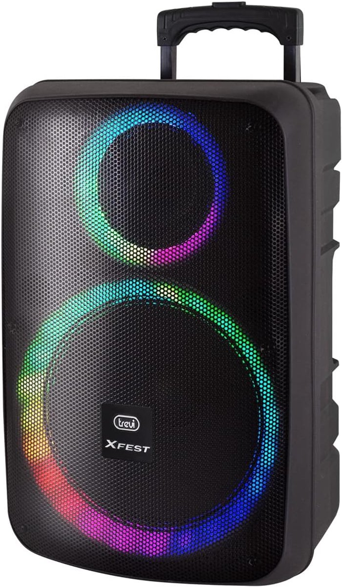 Draagbare Draadloze Party Speaker met Microfoon, 90W, Bluetooth en Multicolor Lichteffecten
