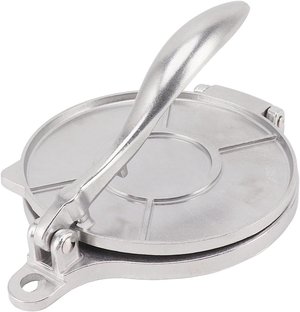 Professionele Tortilla Pers 20 cm - Stevige Aluminium Chapati & Roti Maker Machine