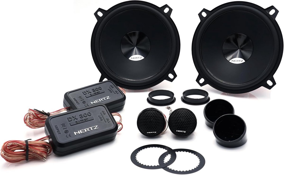 130 mm 2-weg Speakerset Auto - 120W Vermogen - Helder Geluid met Tetolon Tweeter
