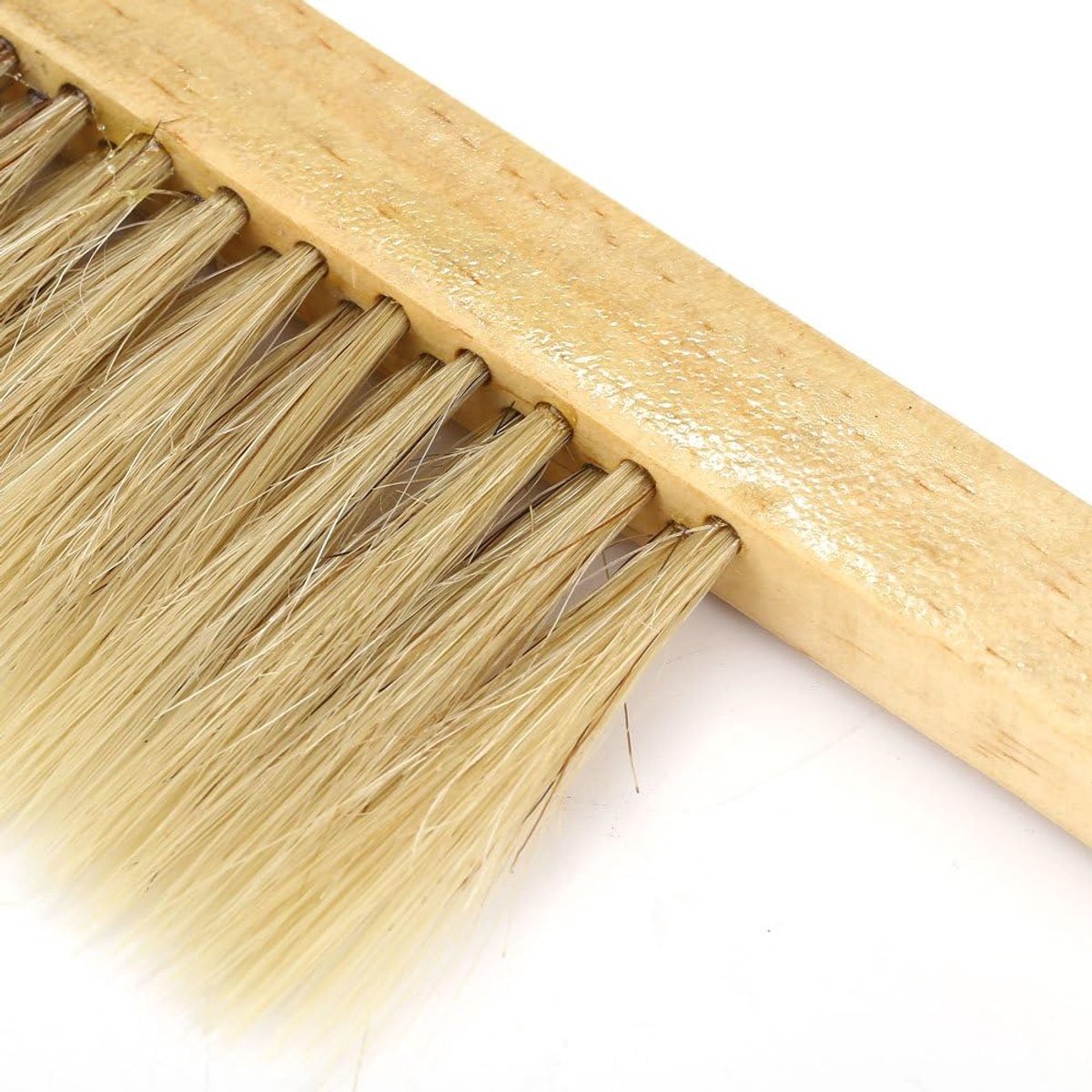 Zachte Bijenborstel met Houten Handvat voor Imkers
