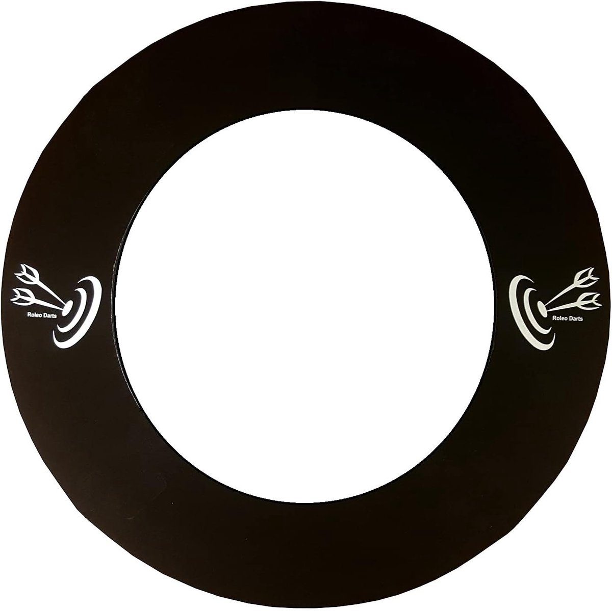 Dart Opvangring - Catchring Surround - Dartspel Beschermen - 4-delig Puzzelsysteem - 13 cm Ringbreedte - Zwart