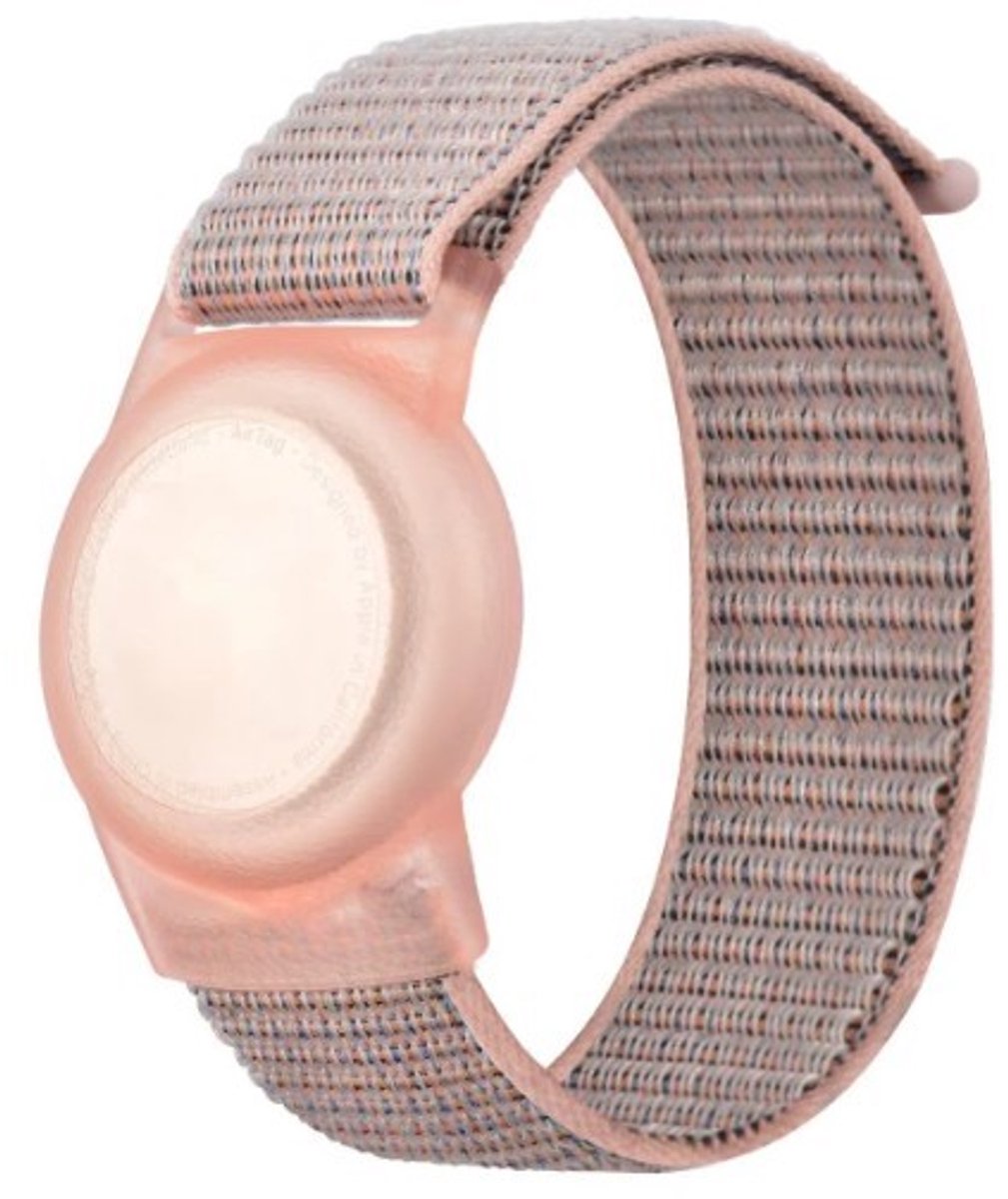 Go Go Gadget - Tracker Polsband - Armband - Geschikt voor Airtag - Voor kinderen - Tracker accessoire - 17cm - Roze
