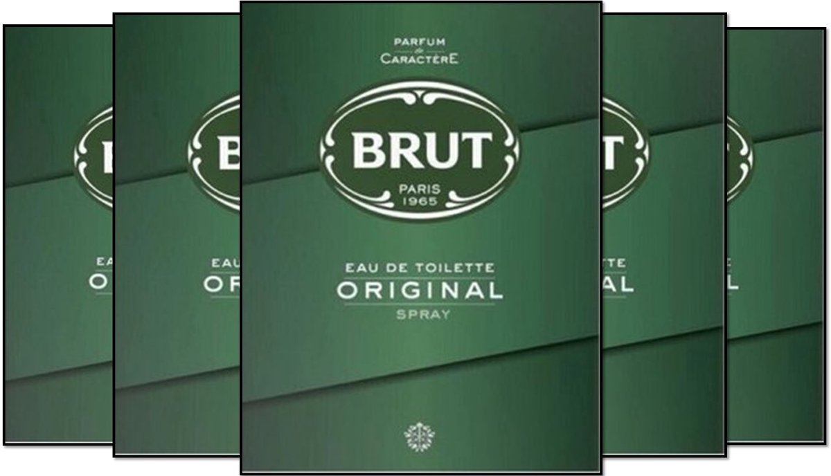 Brut Original - Eau de Toilette Spray - 5 x 100 ml Voordeelverpakking