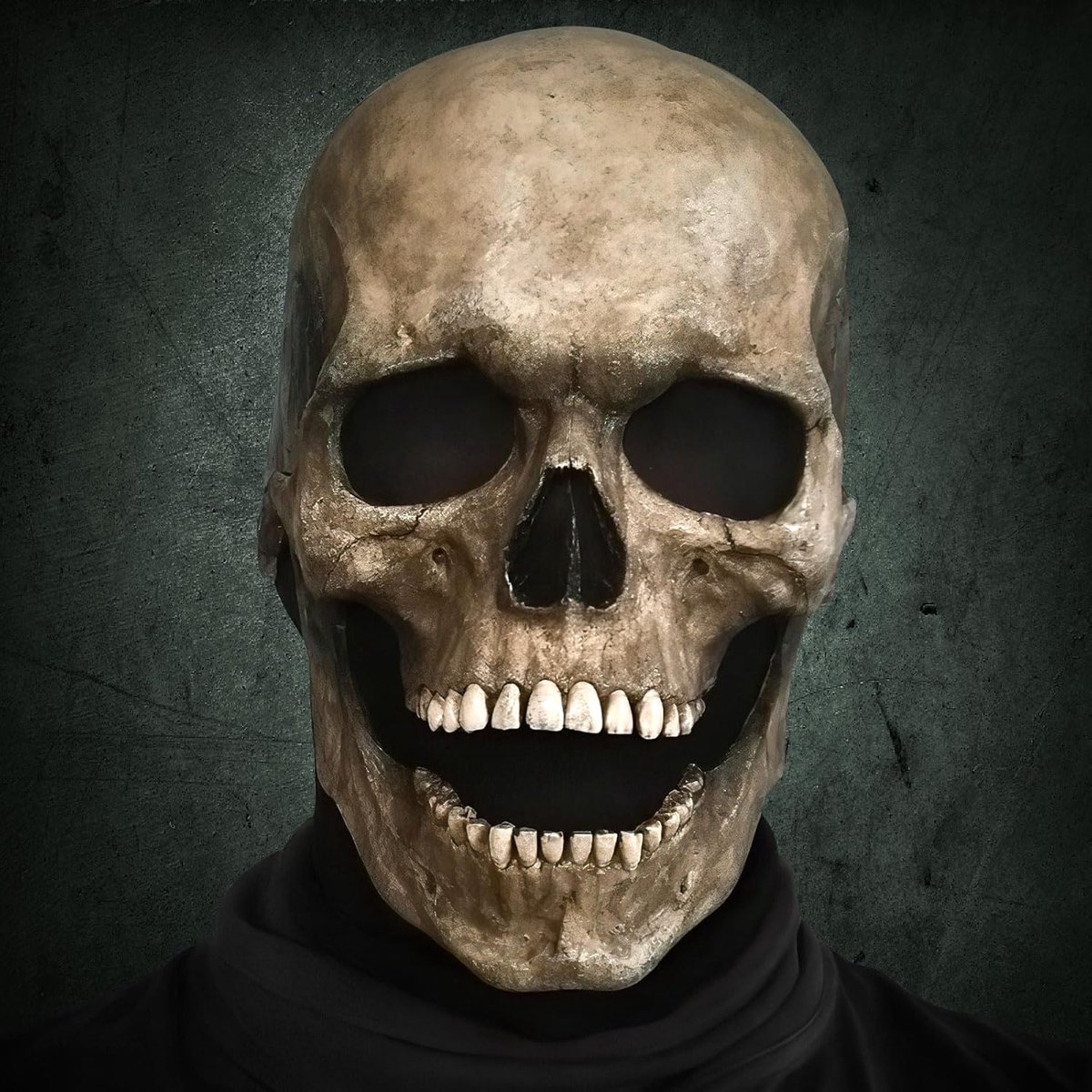 Griezelmasker - Schedelmasker - Halloween Feest - Bewegende Kaak - 24 x 18 x 18 cm