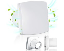 150 mm Afzuiging badkamer ,Afzuiging,Badkamer Ventilator ,Afzuiging ventilatorAfzuigkap Keuken Met Terugslagklep, Badkamerafzuigventilator, Muurventilator, ABS