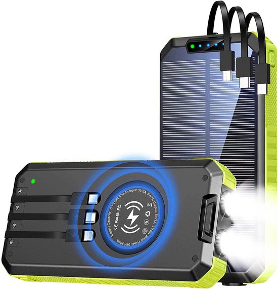 Solar Powerbank Charger - USB A, USB C (EAN: ...6909) - Solar - €44,95