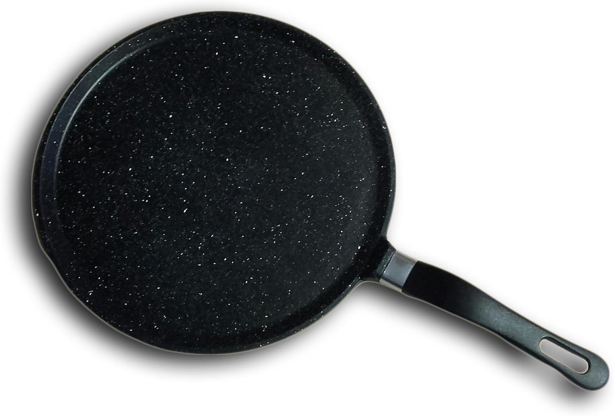 Koekenpan Aluminium 28 cm met Antiaanbaklaag voor Pannenkoeken en Crêpes